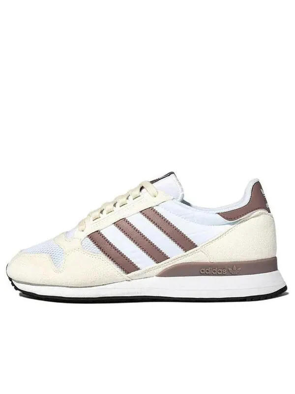 Кроссовки оригинал zx 500 Adidas — изображение 1 из 4, белый/коричневый