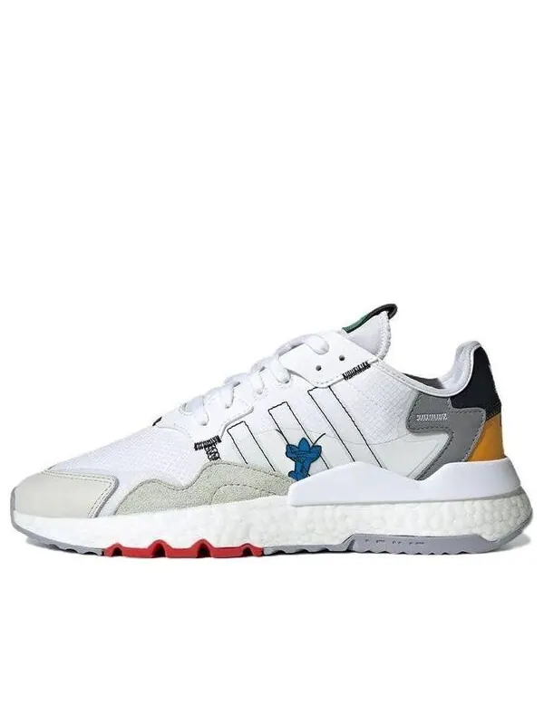 Кроссовки оригинальные nite jogger Adidas — изображение 1 из 4, белый