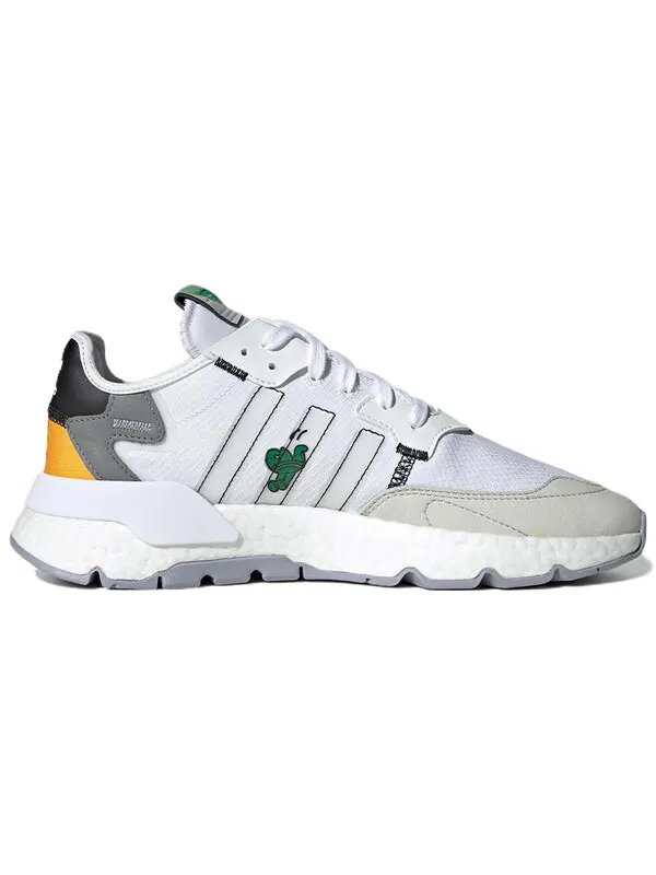 Кроссовки оригинальные nite jogger Adidas — изображение 2 из 4, белый