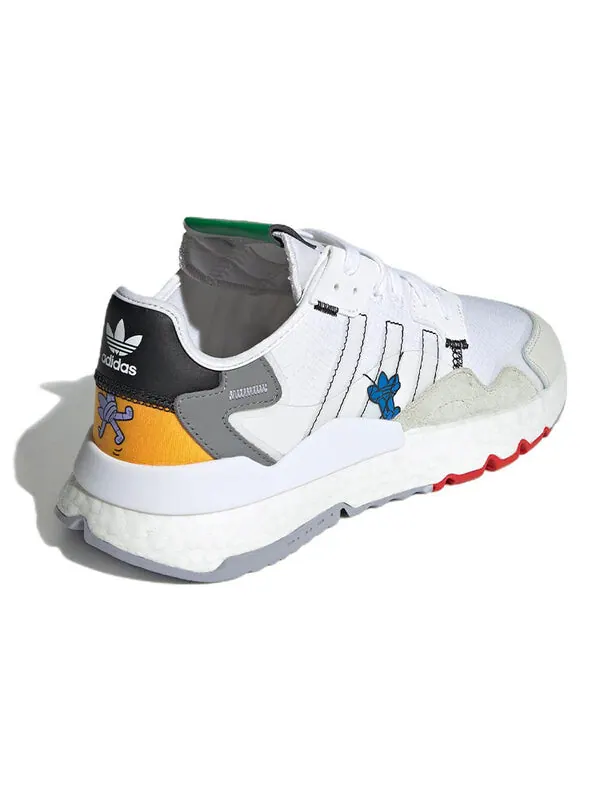 Кроссовки оригинальные nite jogger Adidas — изображение 4 из 4, белый
