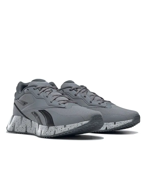 Кроссовки zig dynamica 4 'pure grey black' Reebok — изображение 4 из 4, серый/серый/черный