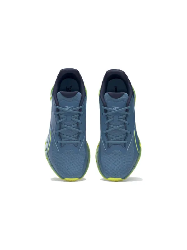 Кроссовки zig dynamica 4 'steely blue acid yellow' Reebok — изображение 4 из 4, синий/желтый/темно-синий