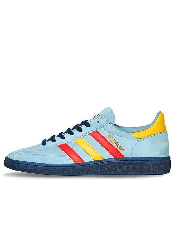 Кроссовки х энд. специальный гандбол Adidas — изображение 1 из 4, синий/желтый