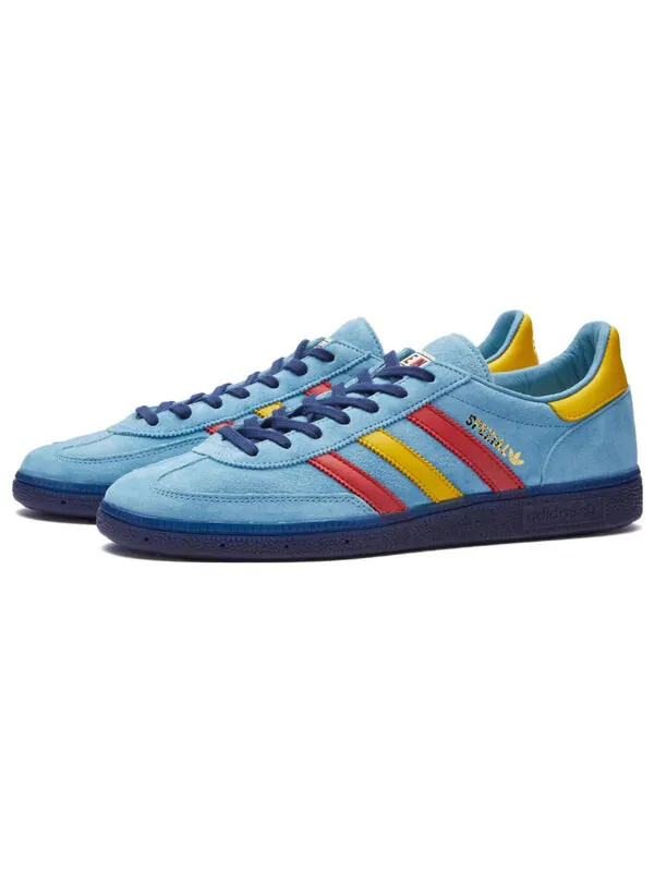 Кроссовки х энд. специальный гандбол Adidas — изображение 2 из 4, синий/желтый