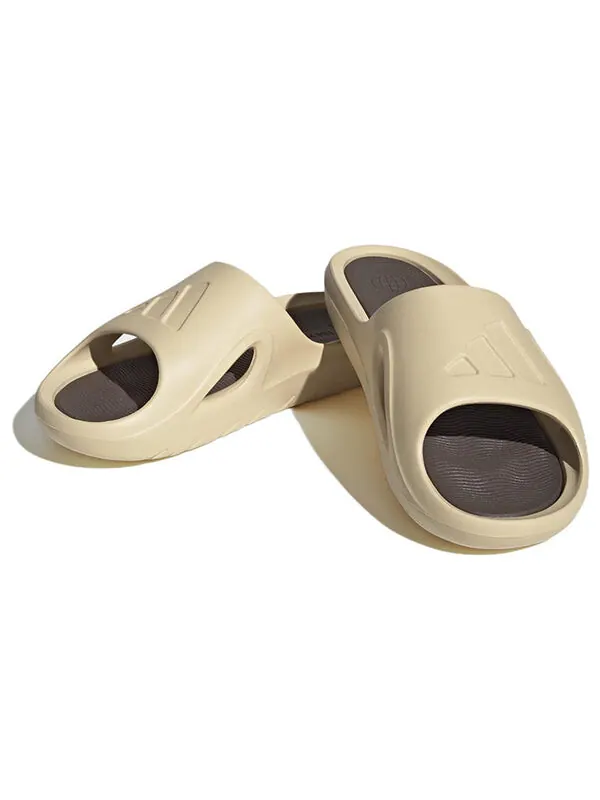 Тапочки adicane slide 'sand strata' Adidas — изображение 4 из 4, песочный/песочный