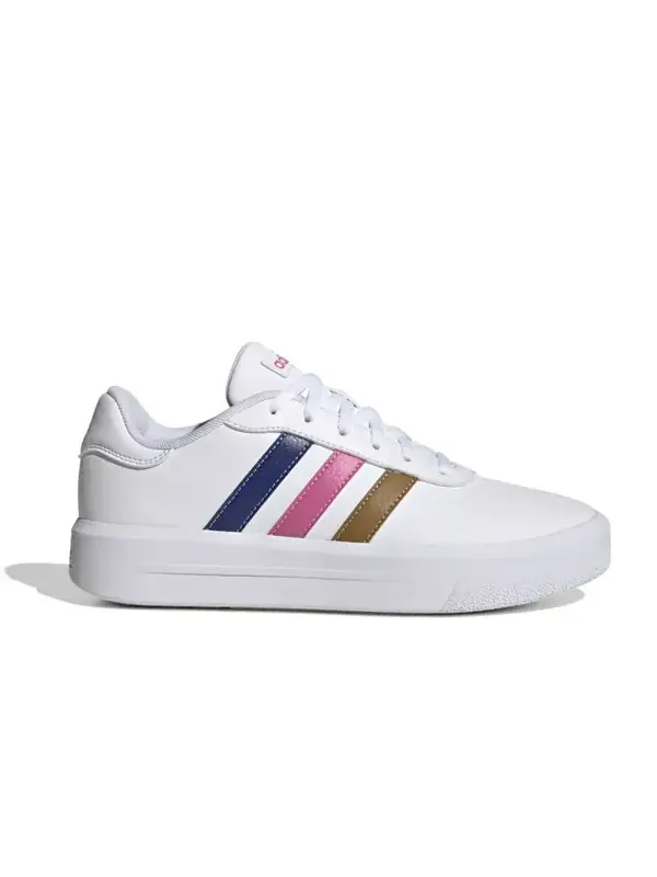 Кроссовки нео корт кроссовки на платформе Adidas — изображение 2 из 4, белый/синий/розовый