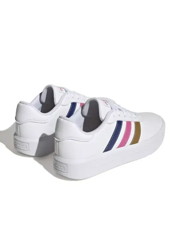 Кроссовки нео корт кроссовки на платформе Adidas — изображение 4 из 4, белый/синий/розовый