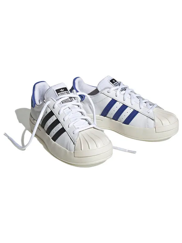 Кроссовки оригиналы суперзвезда аюн Adidas — изображение 3 из 4, белый/синий