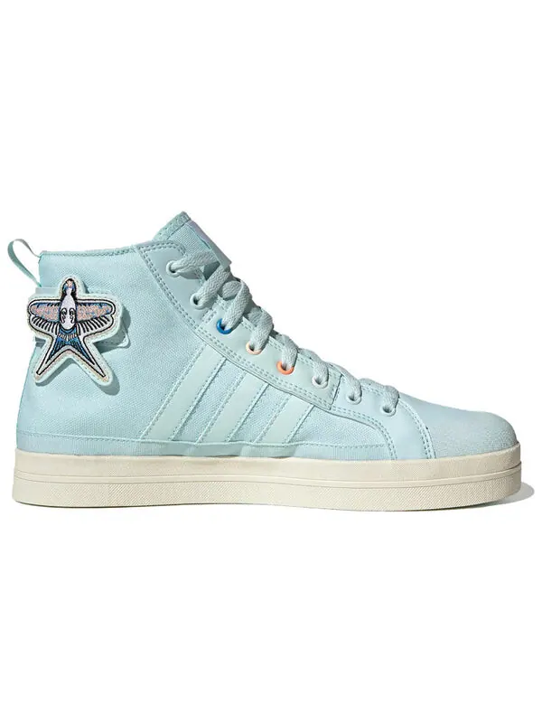 Кроссовки neo city canvas hi Adidas — изображение 2 из 4, синий/белый