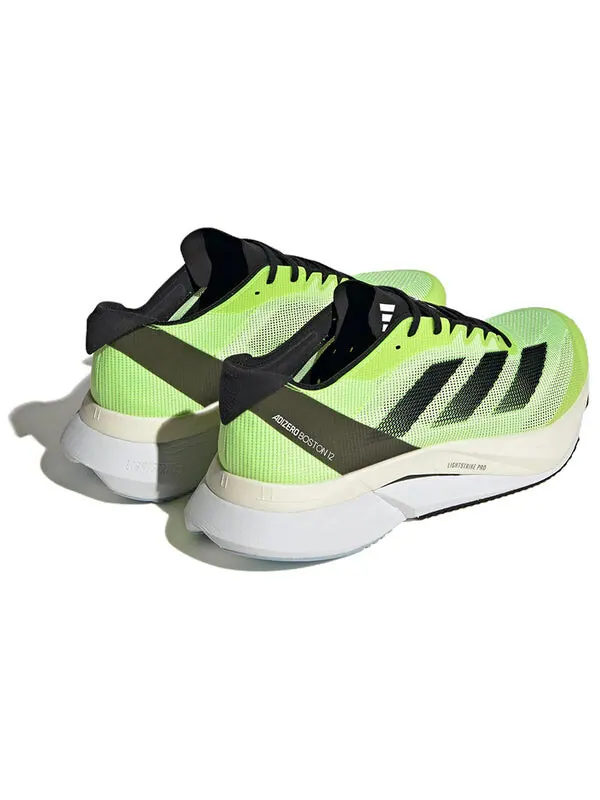Кроссовки adizero boston 12 Adidas — изображение 4 из 4, неоновый зеленый/белый