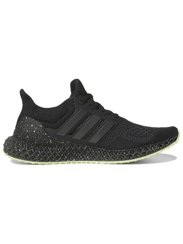Кроссовки Adidas Ultra 4D Running Shoes 'Core Black' — изображение 2 из 4, черный/черный