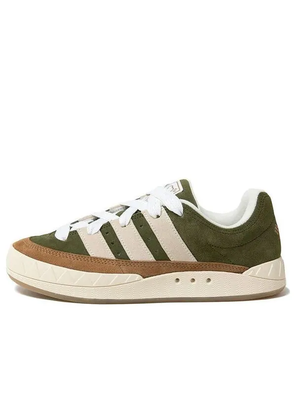Кроссовки сделаны человеком x adimatic Adidas — изображение 1 из 4, зеленый/коричневый