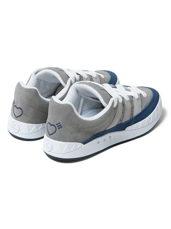 Кроссовки сделаны человеком x adimatic Adidas — изображение 4 из 4, серый/синий