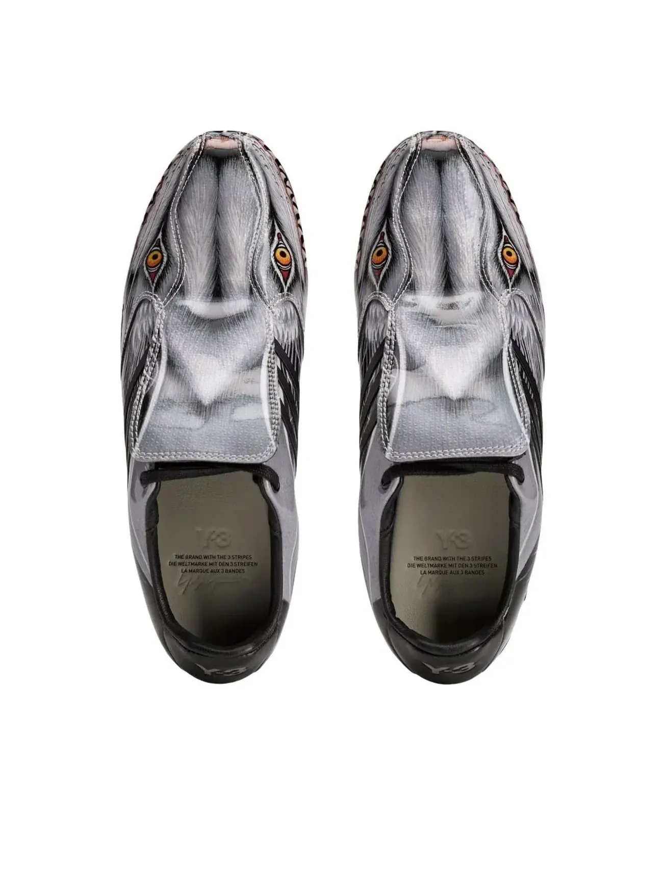 Кроссовки Adidas Y-3 F50 Tunit Beast Pack 'Grey Wolf' HP9981 — изображение 2 из 5, серый