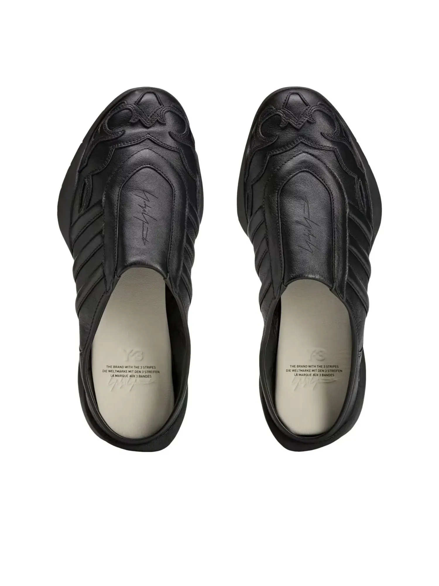 Мюли Adidas Y-3 Regu Mule 'Black' — изображение 3 из 6, черный