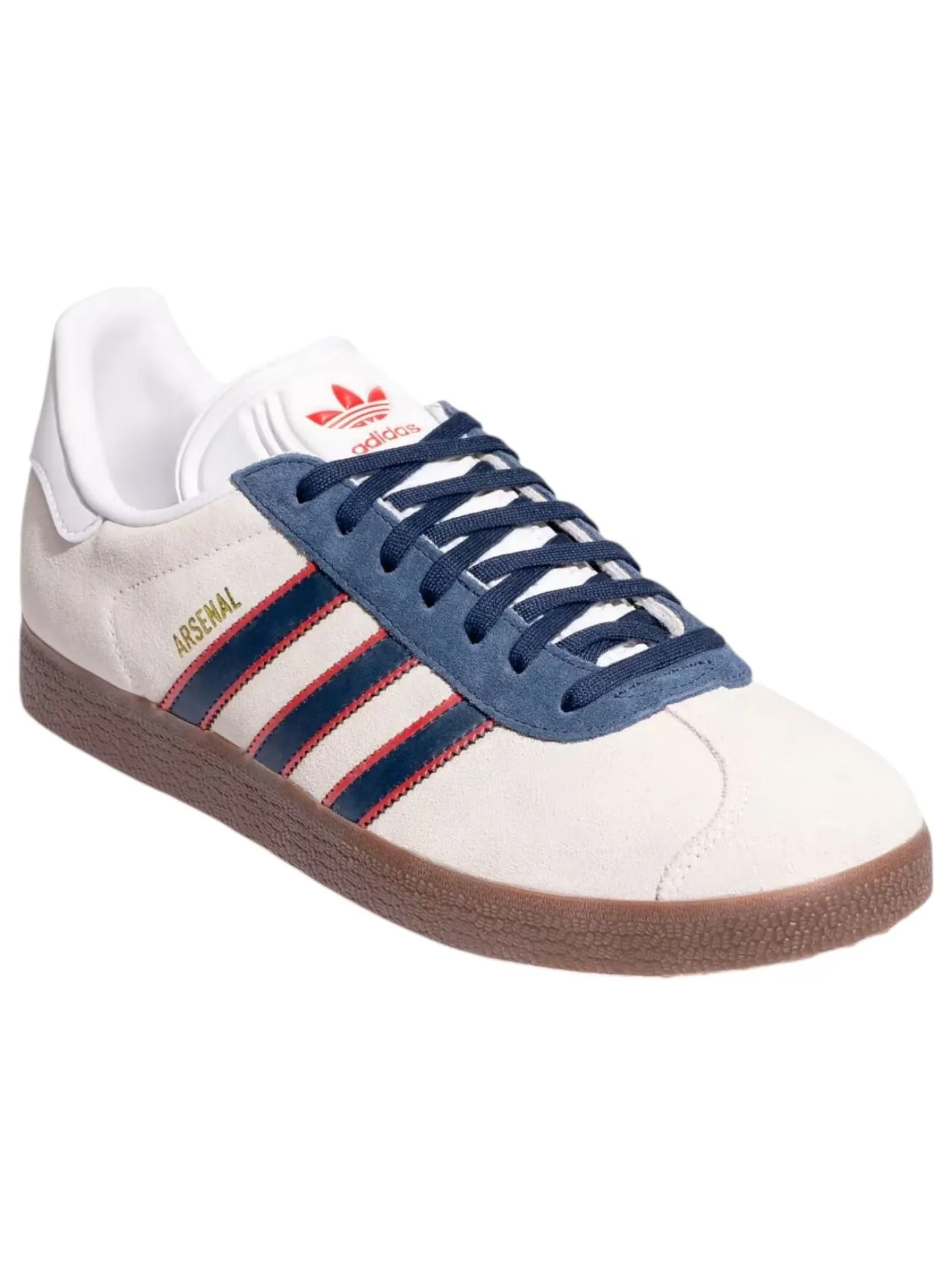 Кроссовки adidas x Arsenal Gazelle 'Cloud White Red Collegiate Navy' — изображение 2 из 5, белый