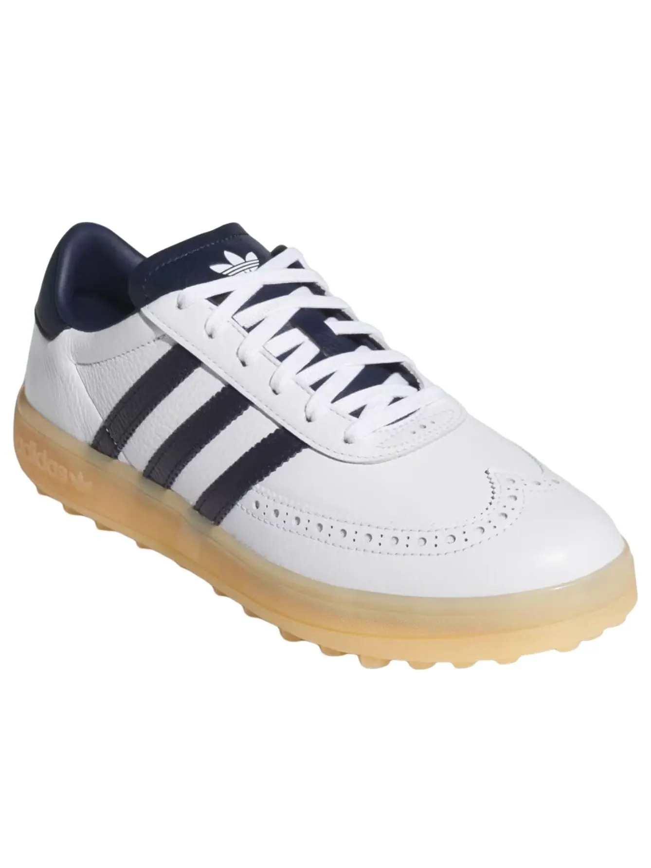 Adidas Coursecup Spikeless Golf 'Cloud White Night Indigo Gum' — изображение 2 из 6, белый/индиго
