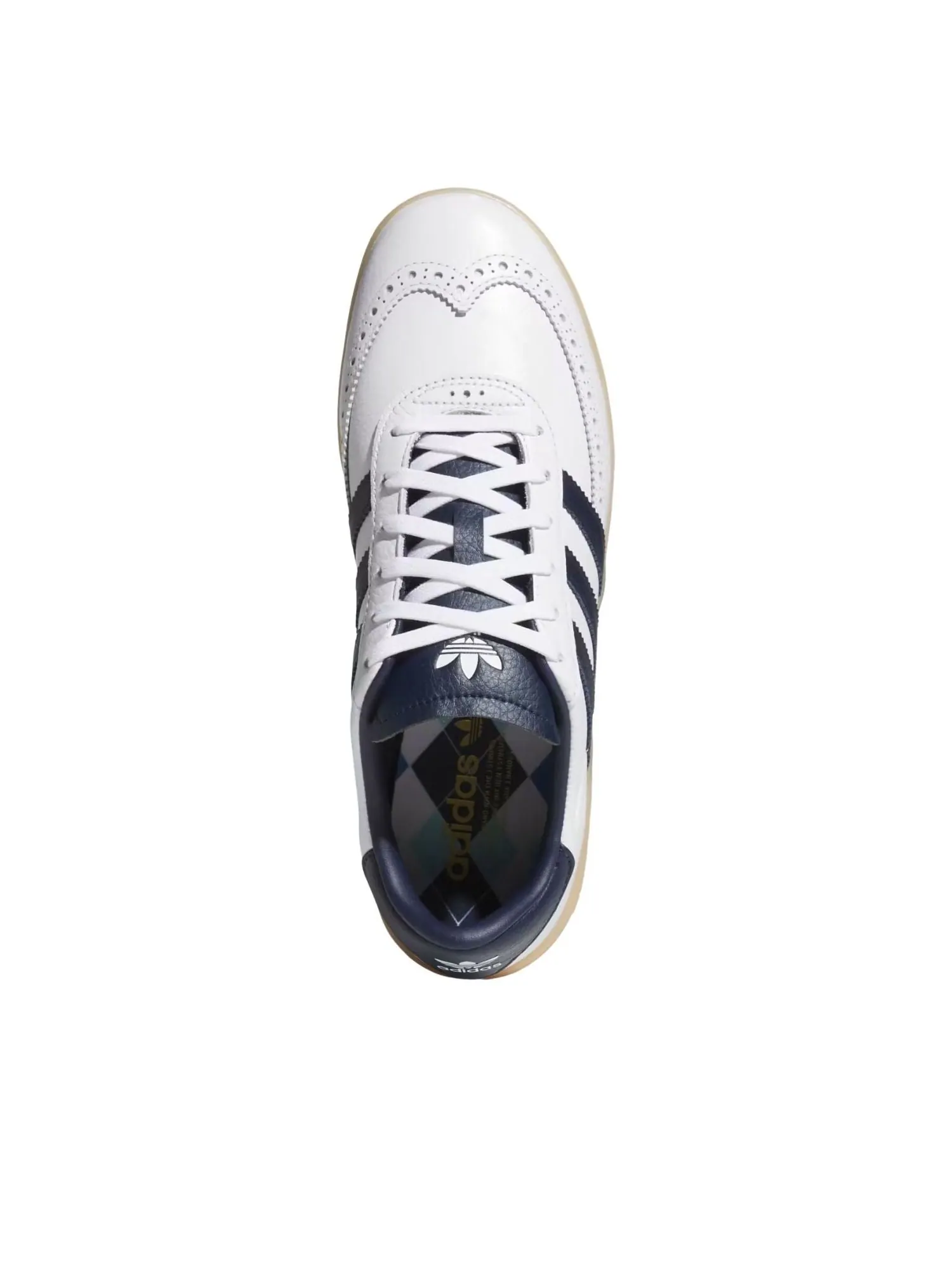 Adidas Coursecup Spikeless Golf 'Cloud White Night Indigo Gum' — изображение 4 из 6, белый/индиго