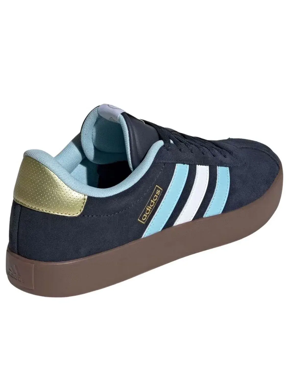 Мужские кроссовки с замшевым верхом VL Court 3.0 Night Navy Icey Blue Adidas — изображение 5 из 5, темно-синий