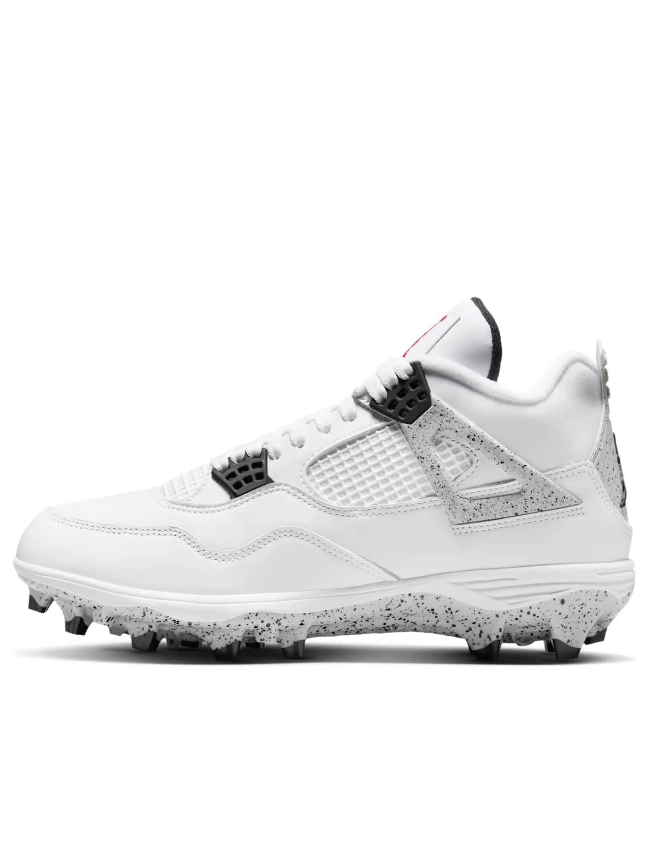Кроссовки Air Jordan 4 TD Cleat 'White Cement' — изображение 1 из 6, белый