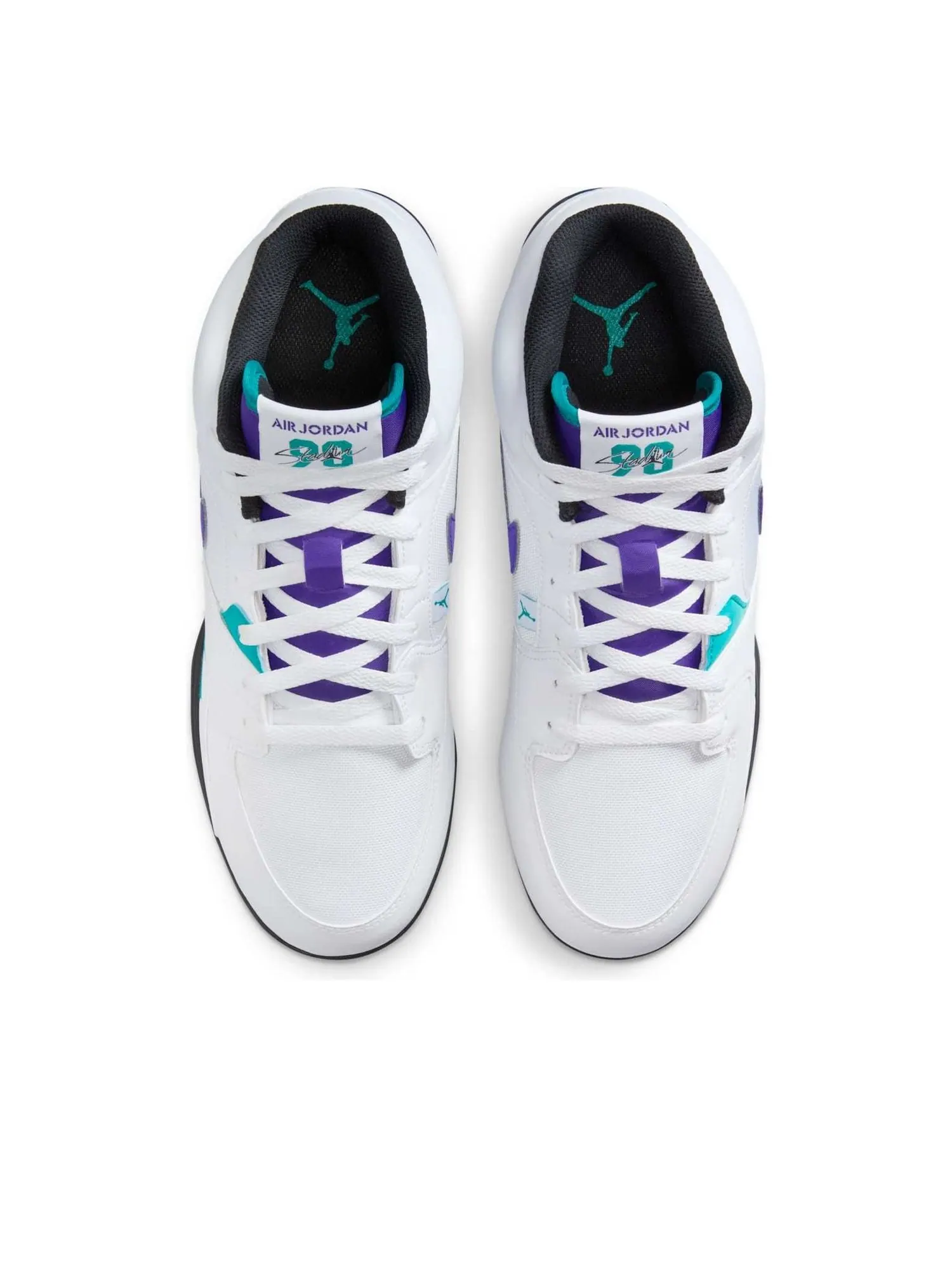 Футбольные бутсы Air Jordan Stadium 90 Low TD 'Grape' — изображение 2 из 6, белый//черный