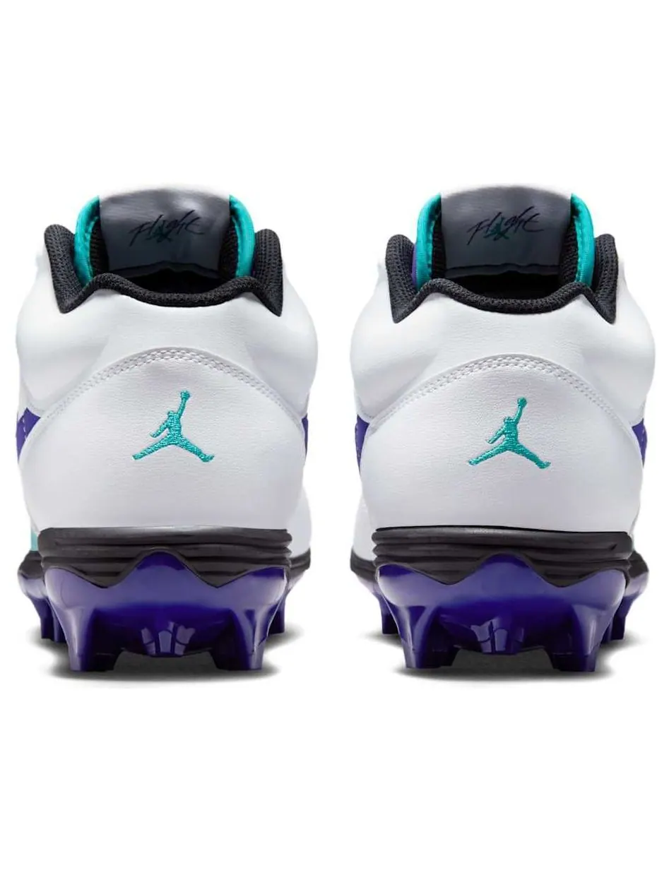 Футбольные бутсы Air Jordan Stadium 90 Low TD 'Grape' — изображение 3 из 6, белый//черный
