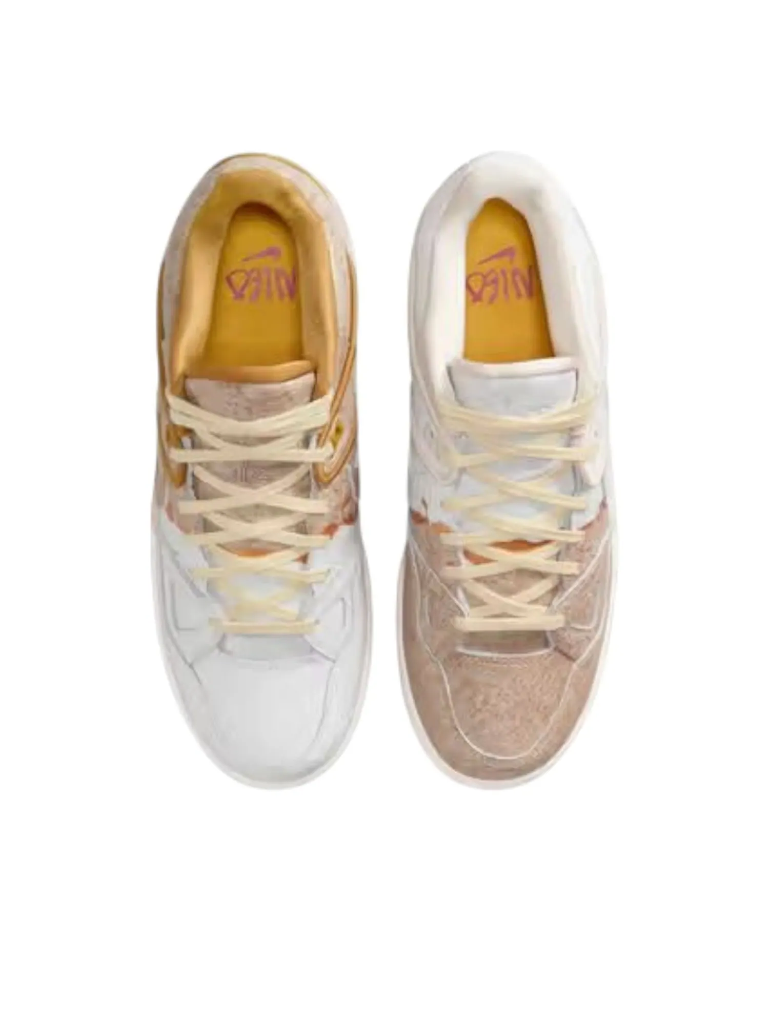 Кроссовки Nike x Nigo Air Force 3 Low 'Bamboo Medium Brown' — изображение 4 из 6, коричневый