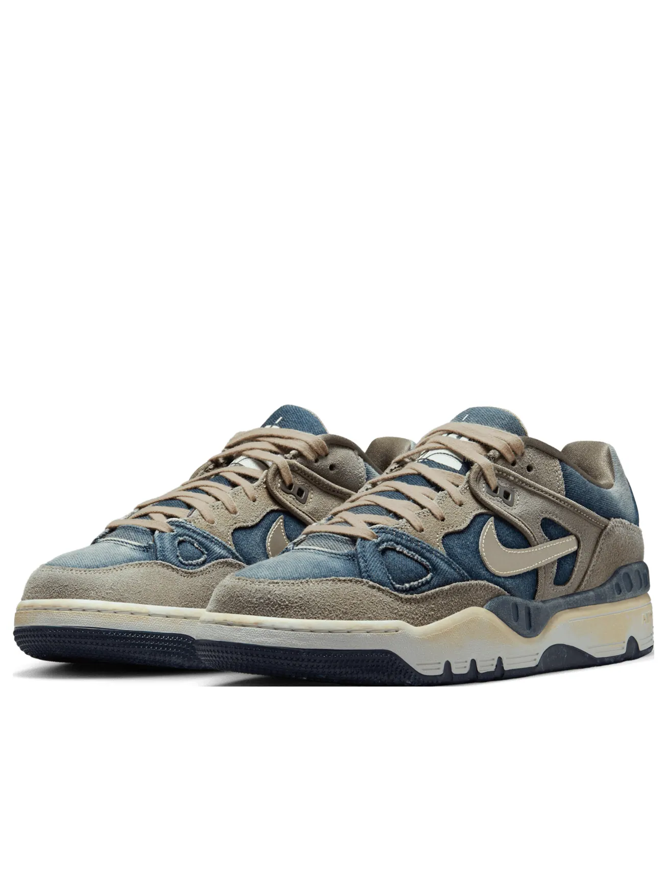 Кроссовки Nike x Levi's x Nigo Air Force 3 Low SP 'Olive Grey' — изображение 5 из 6