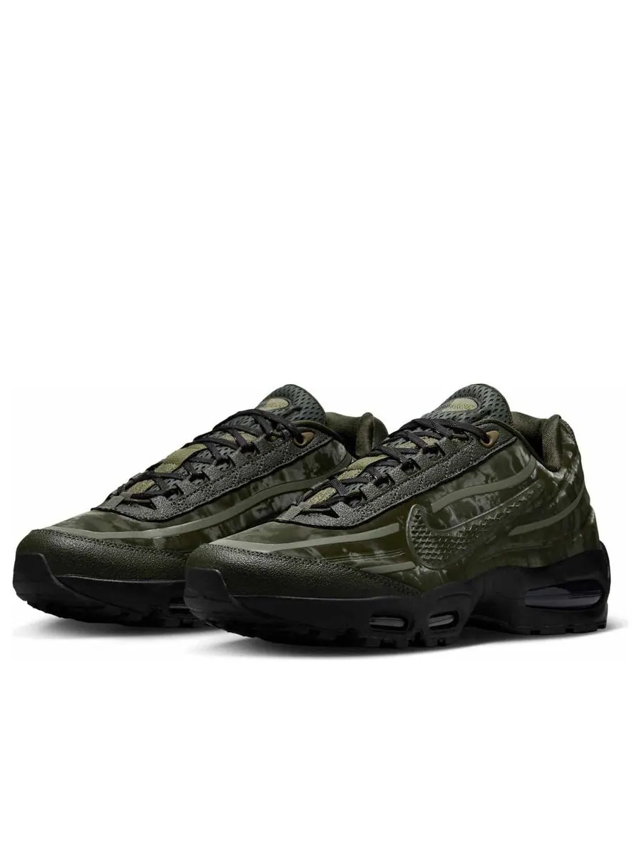 Кроссовки Nike x WORKSOUT Air Max 95 'Olive Black' — изображение 3 из 6, зеленый
