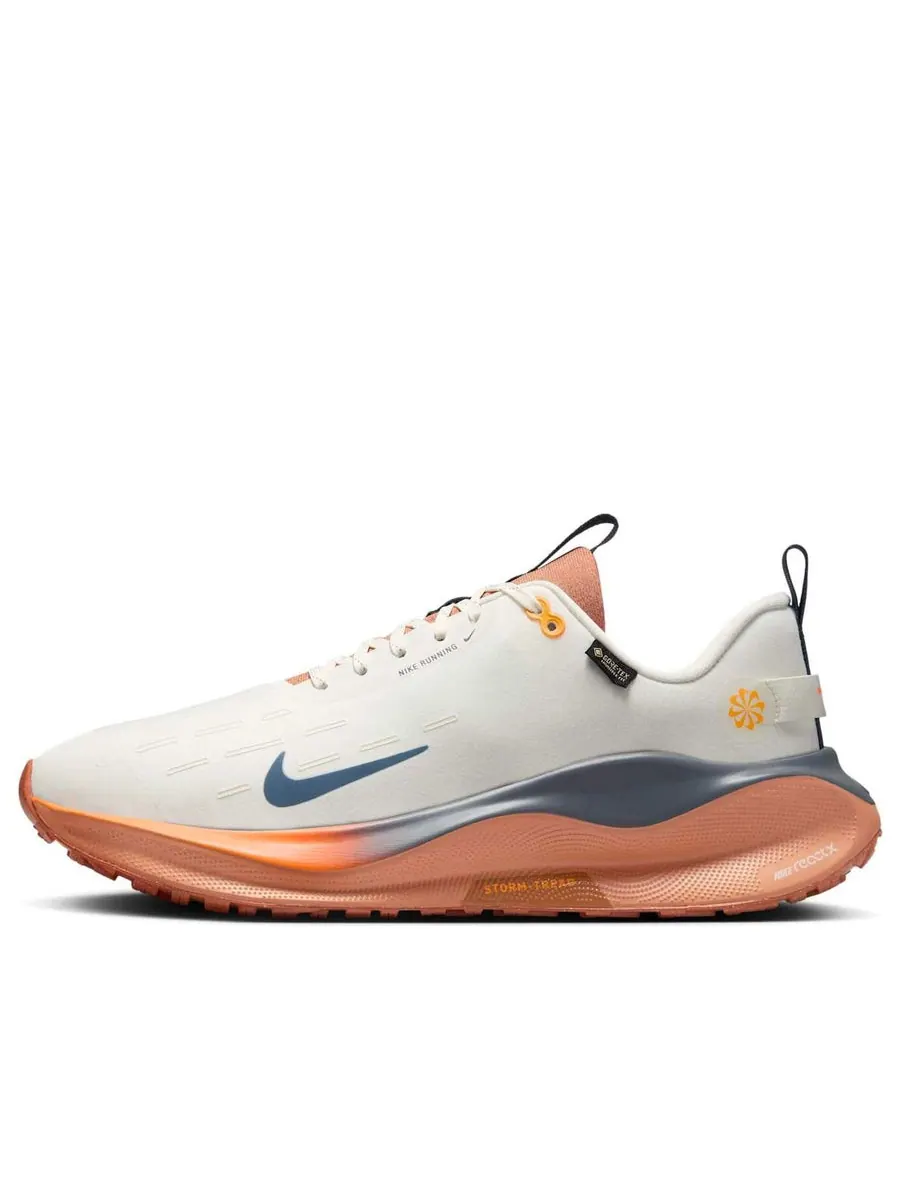 Кроссовки Nike ReactX Infinity Run 4 Gore-Tex 'Sail Total Orange Blue' — изображение 1 из 6, бежевый