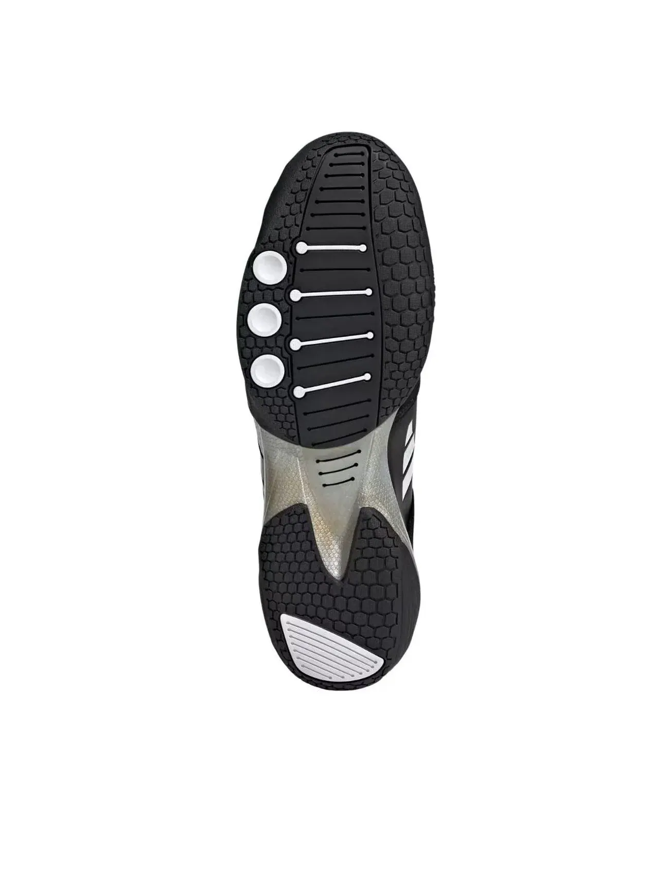 Мужские кроссовки для тренировок с кожаным верхом Adidas Dartagnan Fencing Pro — изображение 4 из 6, черный