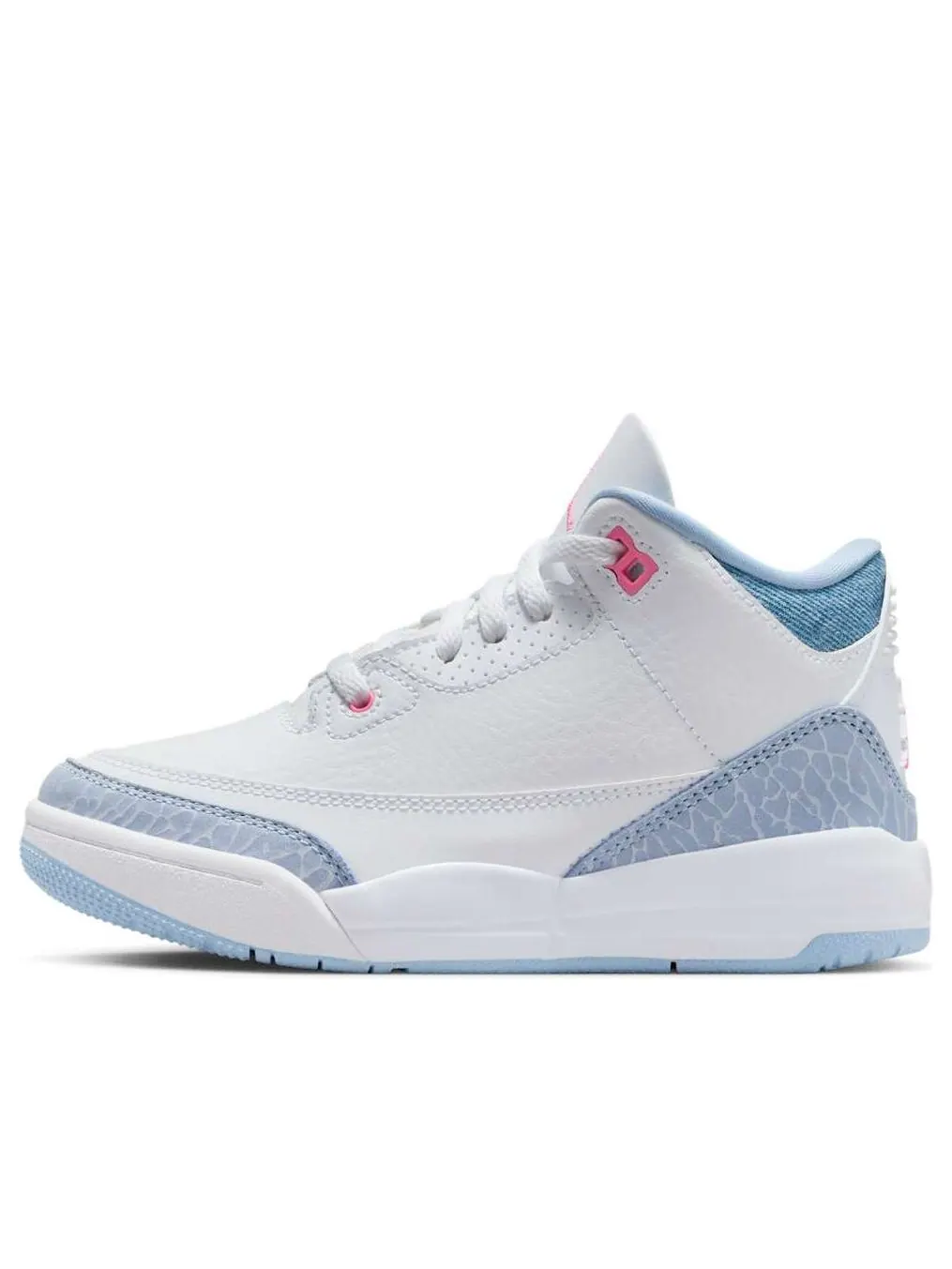 Кроссовки (PS) Air Jordan 3 Retro 'White Cobalt Bliss' — изображение 1 из 6, белый