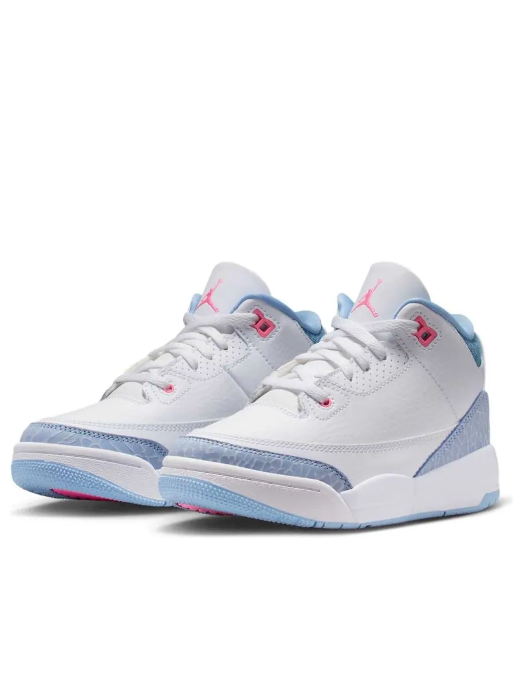 Кроссовки (PS) Air Jordan 3 Retro 'White Cobalt Bliss' — изображение 4 из 6, белый