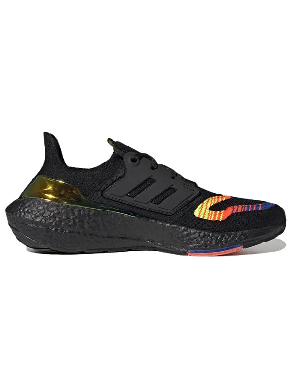 Кроссовки ультрабуст 22 Adidas — изображение 2 из 4, черный/оранжевый