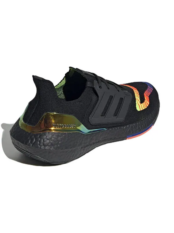 Кроссовки ультрабуст 22 Adidas — изображение 4 из 4, черный/оранжевый