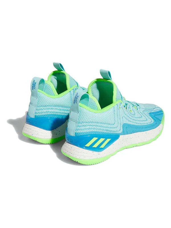 Кроссовки d rose son of chi 2 shoes 'aqua solar green' Adidas — изображение 4 из 4, белый/зеленый