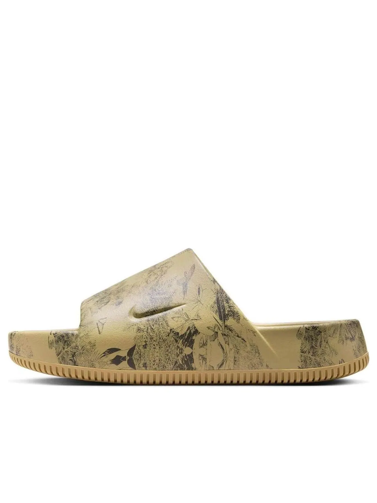 Шлепанцы Nike Calm Slides 'Parachute Beige Anthracite' — изображение 1 из 5, бежевый