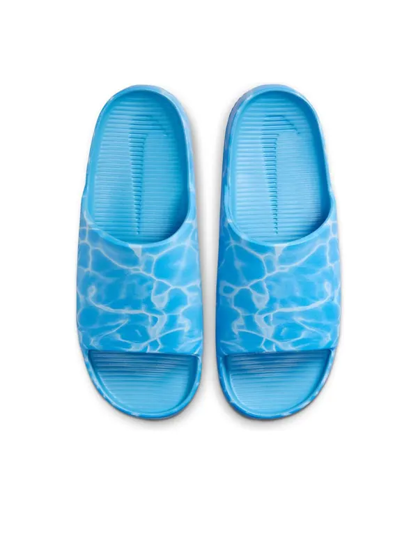 Тапочки calm printed slides Nike — изображение 4 из 4, синий