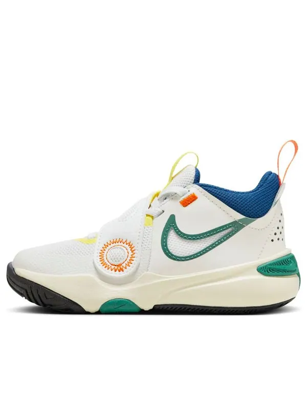 Кроссовки team hustle d 11 'sail bicoastal opti yellow' Nike — изображение 1 из 4, желтый
