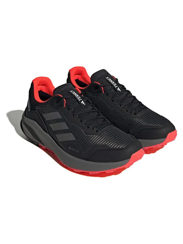 Кроссовки terrex rider gore-tex Adidas — изображение 3 из 4, черный/серый/красный