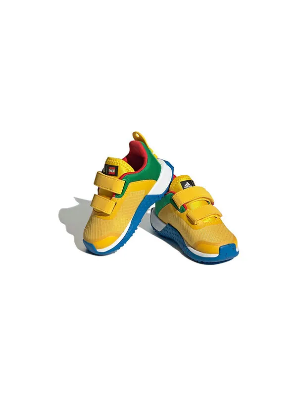 Кроссовки dna x lego кроссовки с двумя ремешками и липучкой Adidas — изображение 2 из 4, желтый/черный/синий
