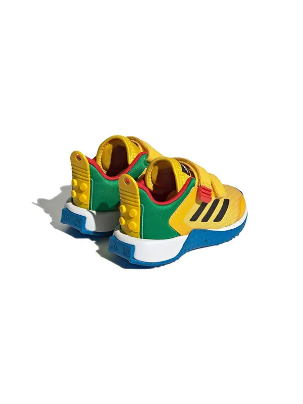 Кроссовки dna x lego кроссовки с двумя ремешками и липучкой Adidas — изображение 3 из 4, желтый/черный/синий