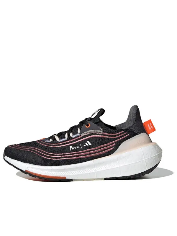 Кроссовки ultraboost light running shoes 'black solar red' Adidas — изображение 1 из 4, черный/белый/серый