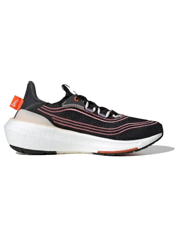 Кроссовки ultraboost light running shoes 'black solar red' Adidas — изображение 2 из 4, черный/белый/серый