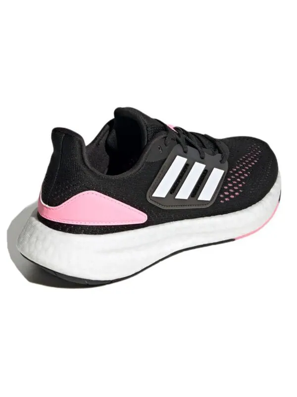 Кроссовки (WMNS) adidas PureBoost 22 'Black Beam Pink' — изображение 4 из 4, черный/розовый/белый
