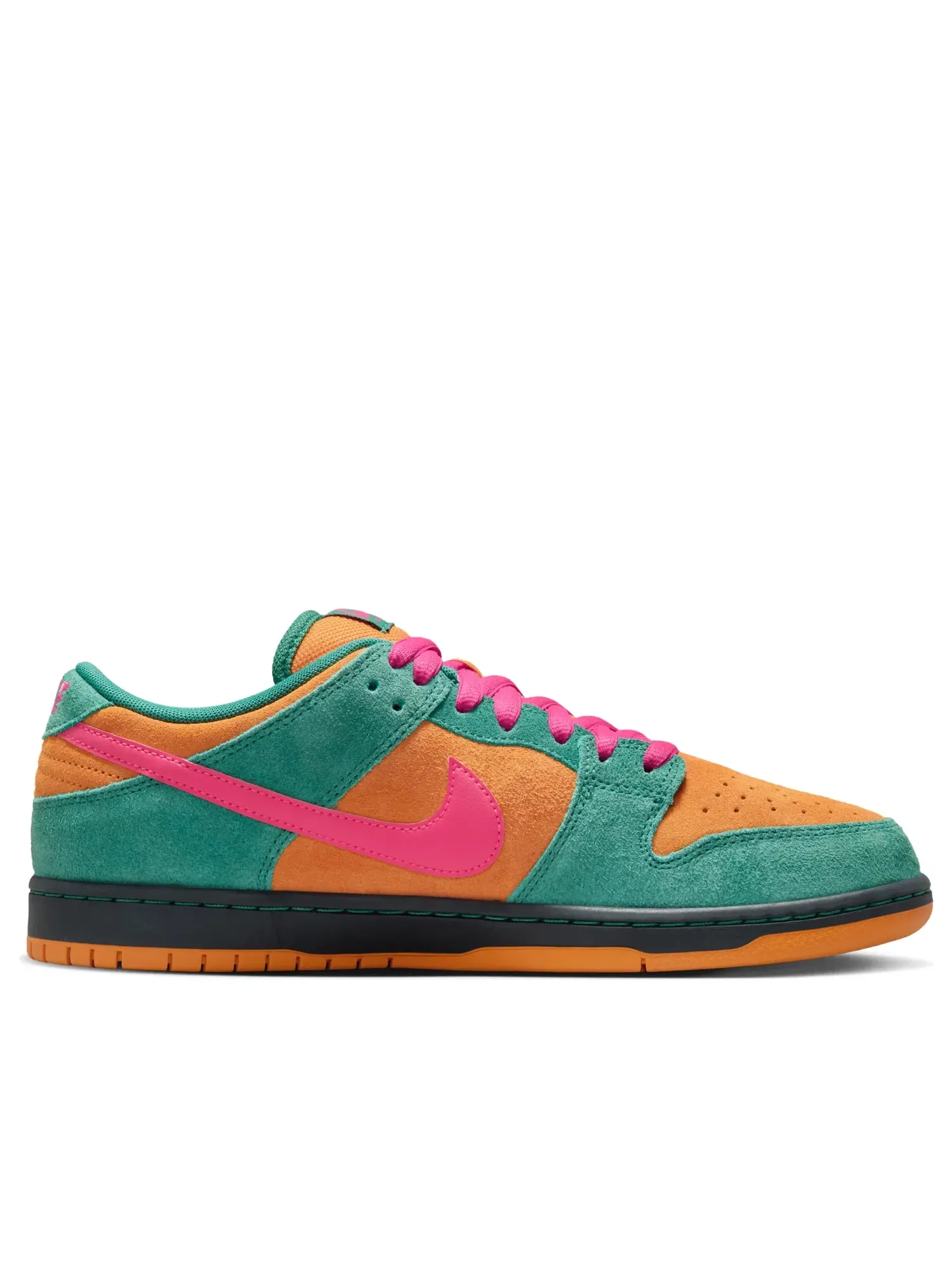 Мужские кроссовки с замшевым верхом Nike Dunk Low Green Noise Light Curry — изображение 2 из 7, зеленый