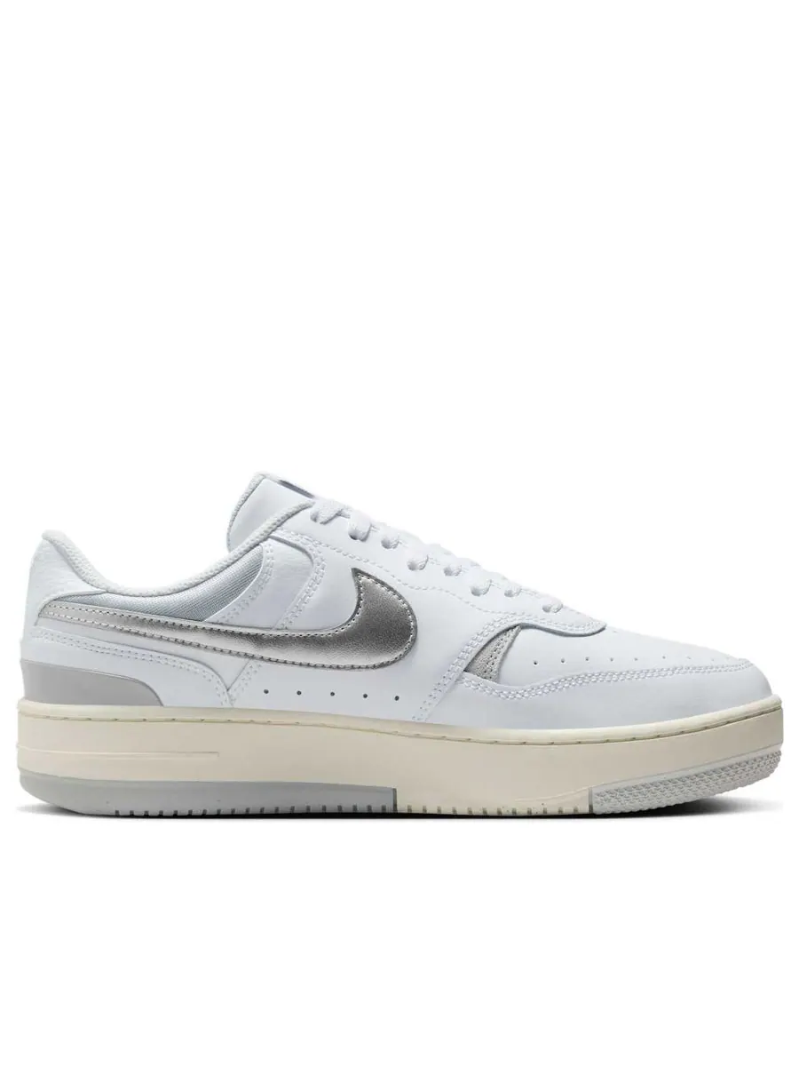 Кроссовки (WMNS) Nike Gamma Force 'White Light Smoke Grey Metallic Silver' — изображение 2 из 6, белый