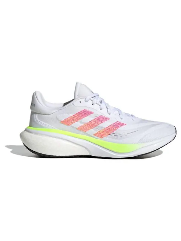 Кроссовки (WMNS) Adidas Supernova 3 Running Shoes 'White Lucid Pink Wonder Blue' — изображение 2 из 4, белый/розовый/синий