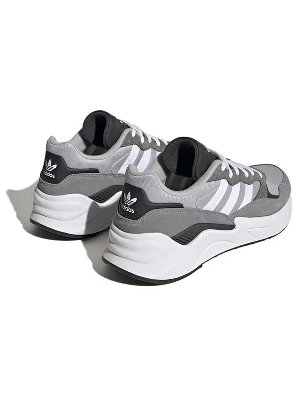 Кроссовки ретро adisuper Adidas — изображение 4 из 4, серый/серый/белый