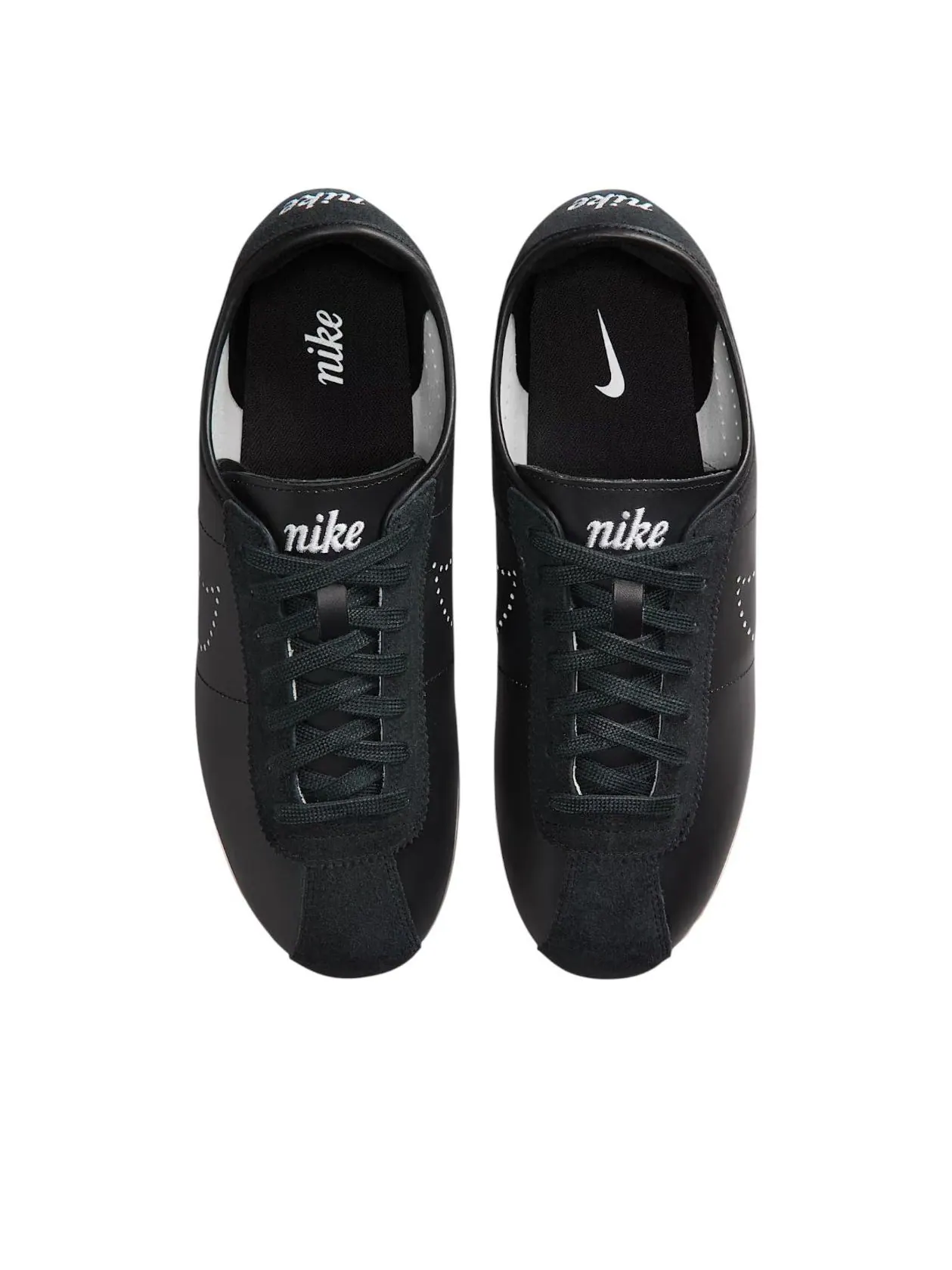 Кроссовки (WMNS) Nike Cortez Leather 'Black Gum Light Brown' — изображение 2 из 5, черный